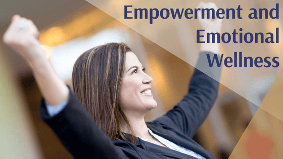 Female celebrating Emotional Wellness and Empowerment