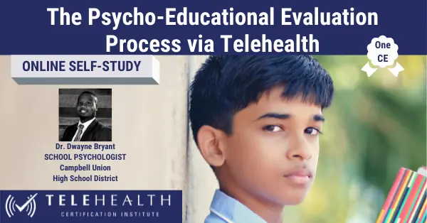 Psycho-Educational Evaluation Process via Telehealth Self-Study