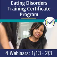 Eating Disorders Training Certificate 4 Webinar Bundle