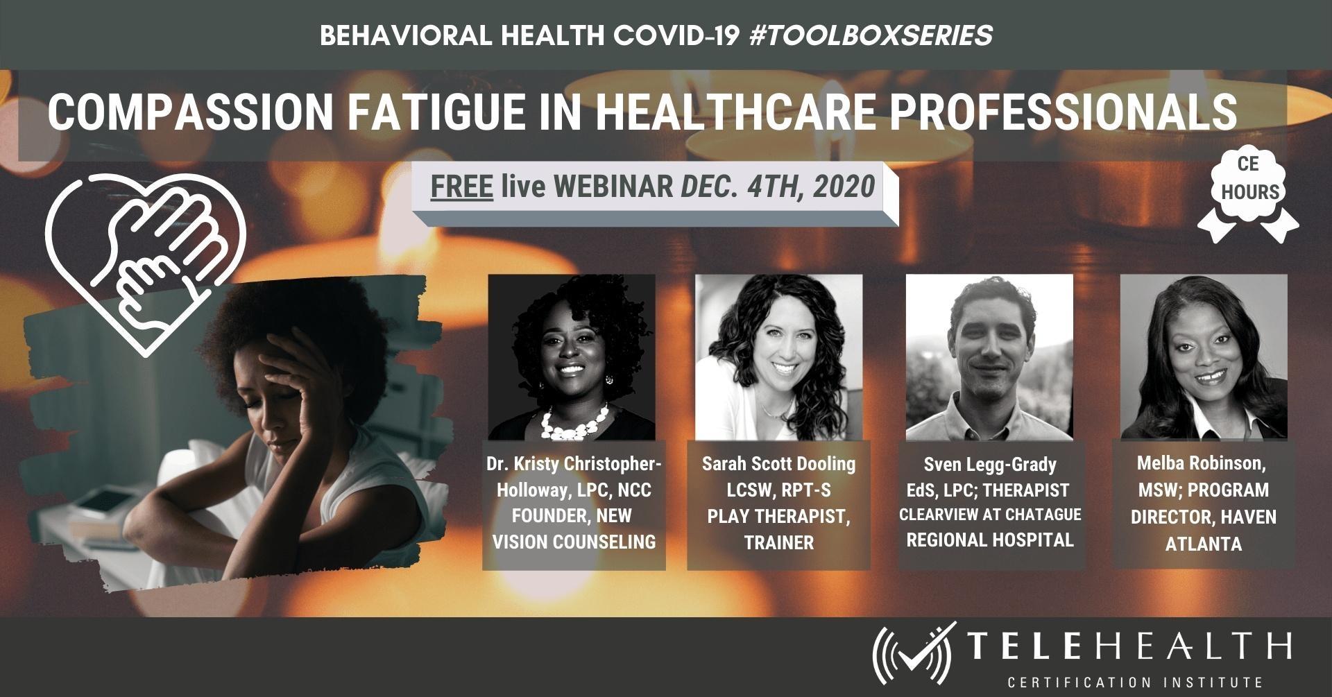 Flyer TCI Webinar Recap: Identifying and Treating Compassion Fatigue in Health Professionals