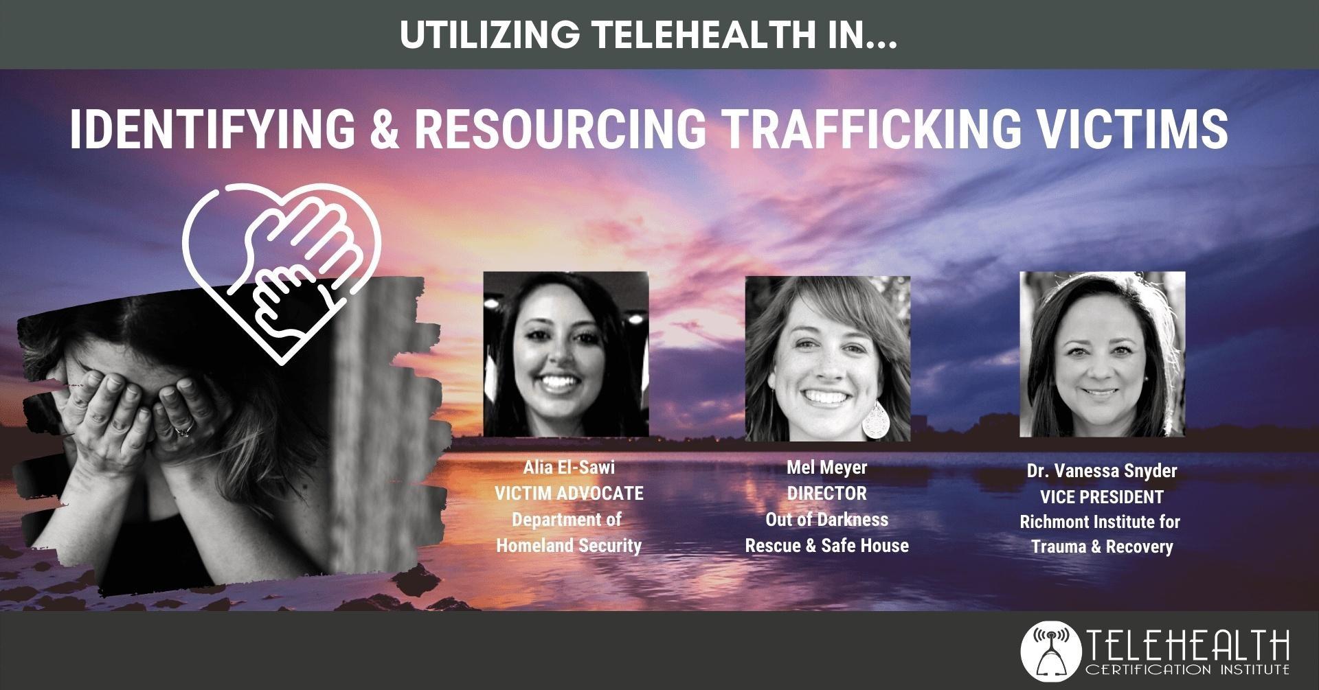 Conference flyer on Trafficking Victims