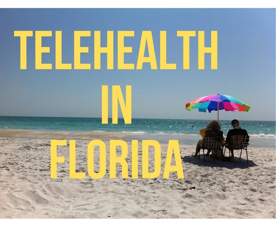 Out of State Providers on the beach Providing Telehealth in Florida