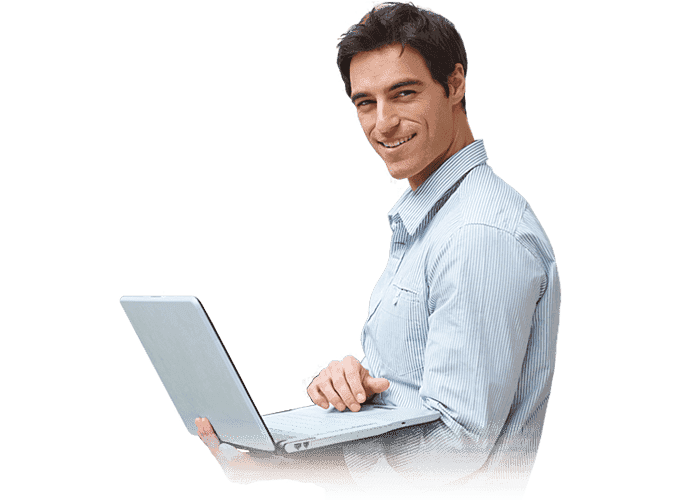 Man with Laptop